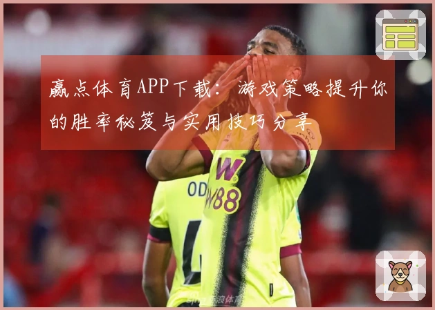 赢点体育APP下载：游戏策略提升你的胜率秘笈与实用技巧分享